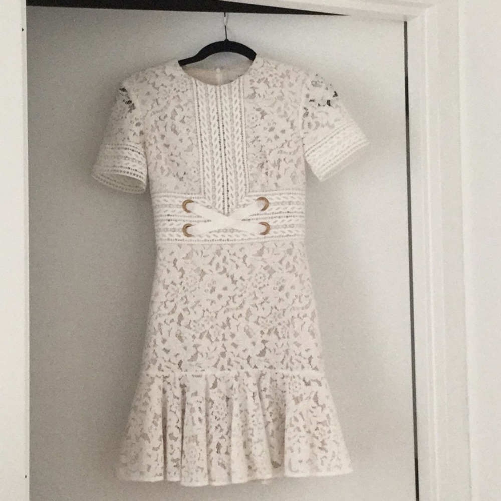 BRAND NEW Lover the Label white lace dress